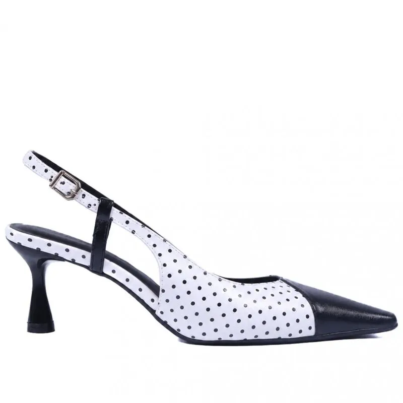 Sapato Feminino Slingback Isadora Zariff 5304.12530 36 / Branco