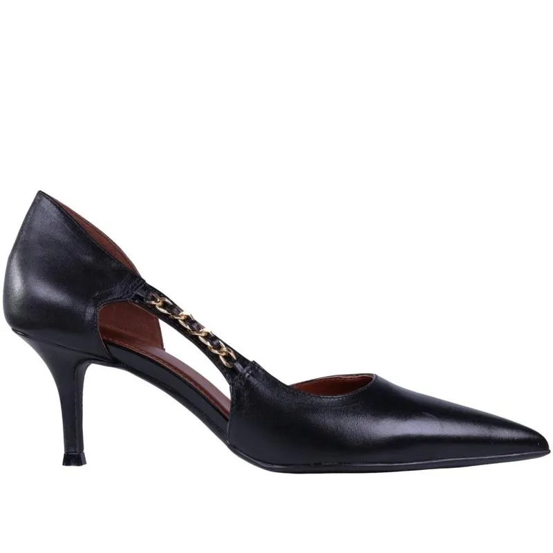 Scarpin Feminino em Couro Zariff 1524a-9906 Preto 36