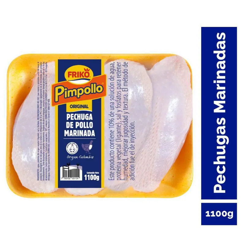 PECHUGA DE POLLO DE 2 UNDS FRIKO HF 1100 gr