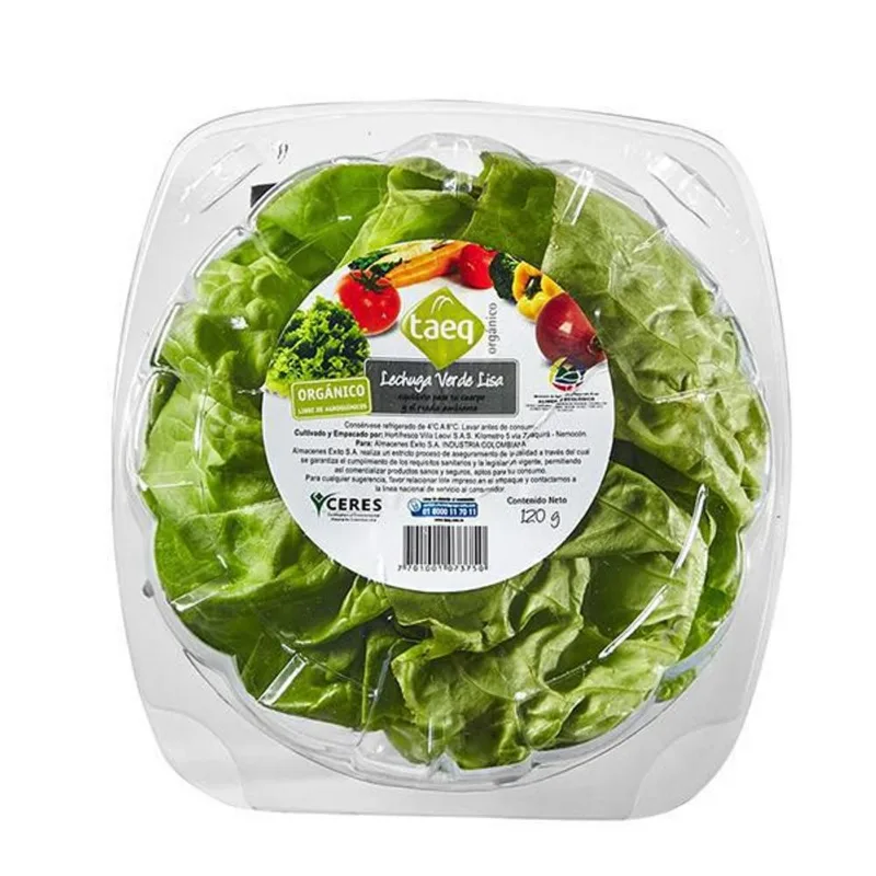 LECHUGA LISA ECOLOG. BOLSA 220 gr