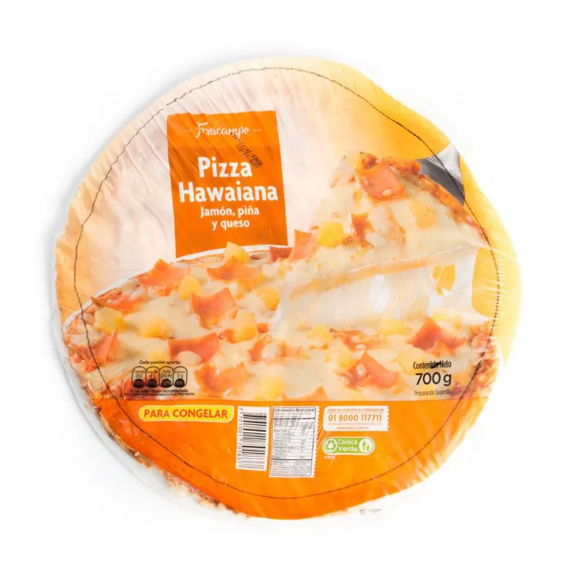 PIZZA HAWAIANA FRESCAMPO 700 gr