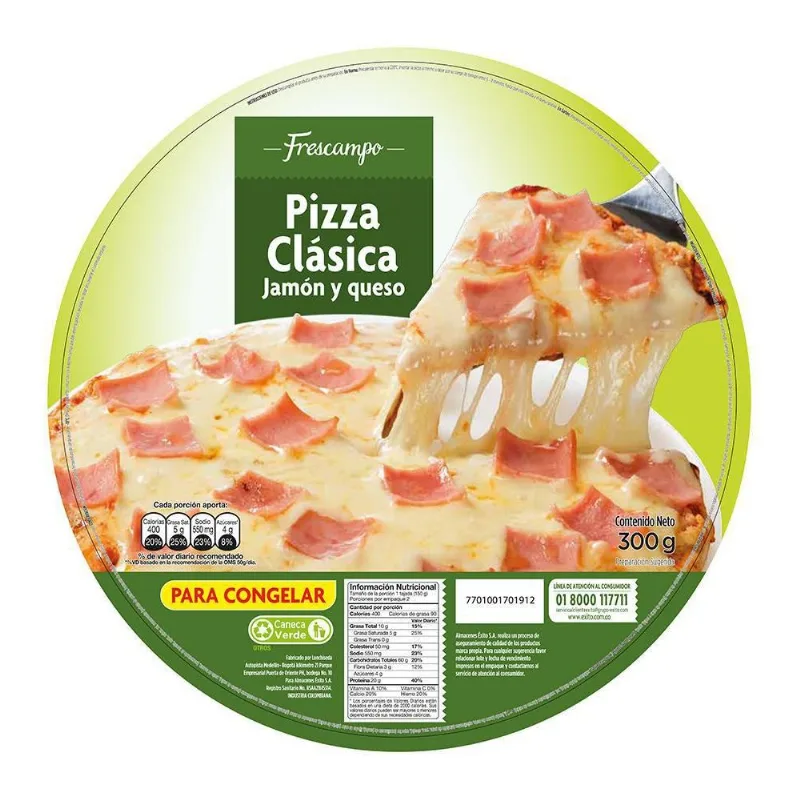 PIZZA CLASICA FRESCAMPO 300 gr