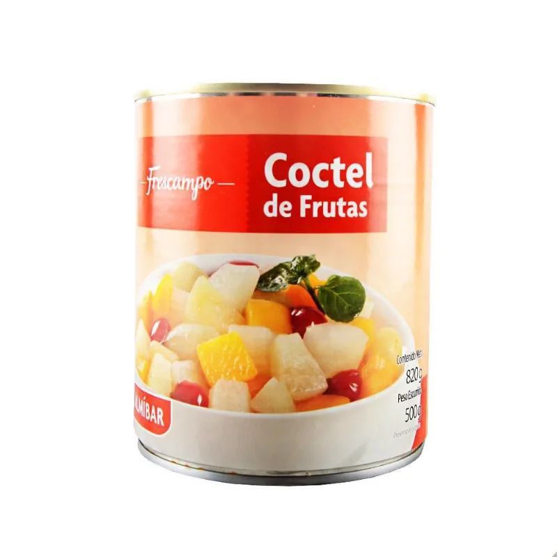 Coctel De Frutas Almibar FRESCAMPO 820 gr