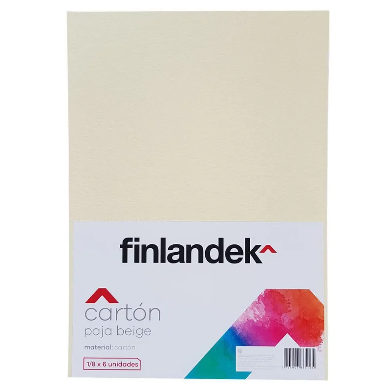 Carton Paja 1/8 X8 Beige FINLANDEK FIN5164