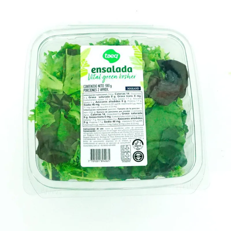 Ensalada vital green kosher TAEQ 180 gr