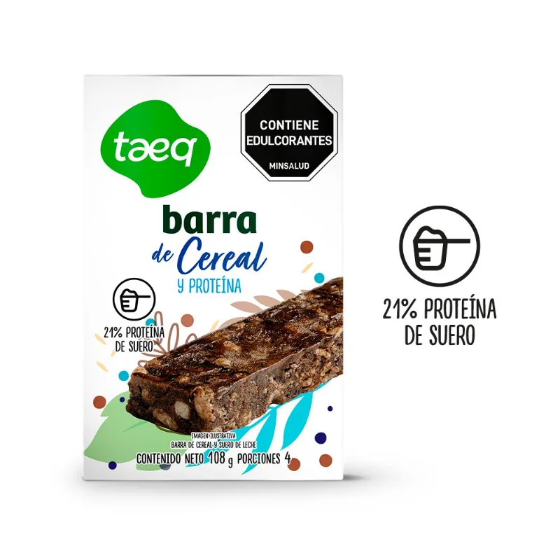 Barra de cereal TAEQ proteína (108 gr)