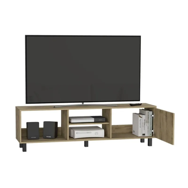 Mesa para TV 65" Tunez 1 Puerta Macadamia