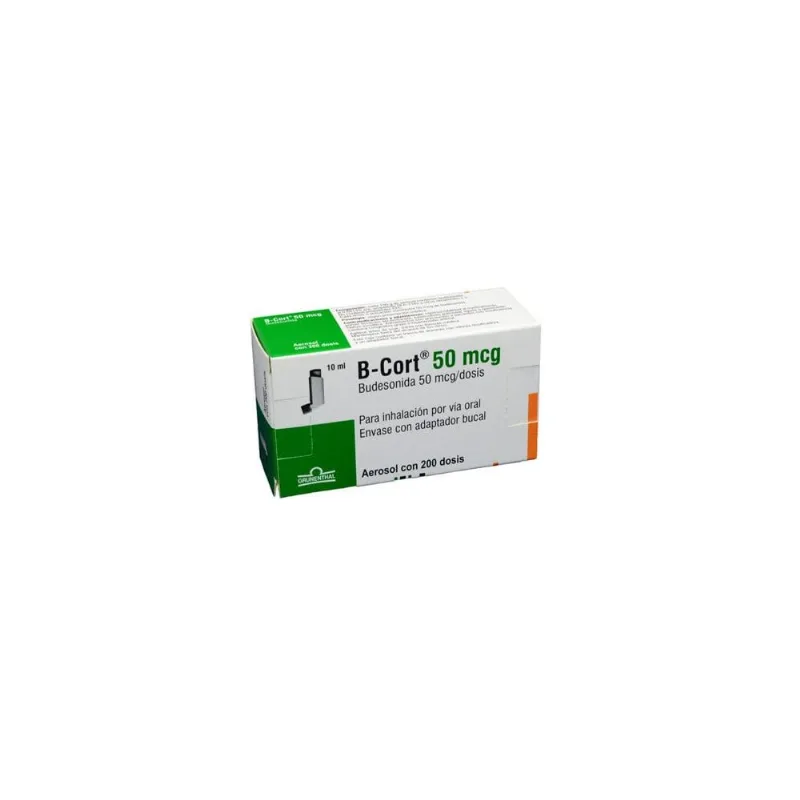 B-cort 50 Mg Caja con Aerosol con 200 Dosis