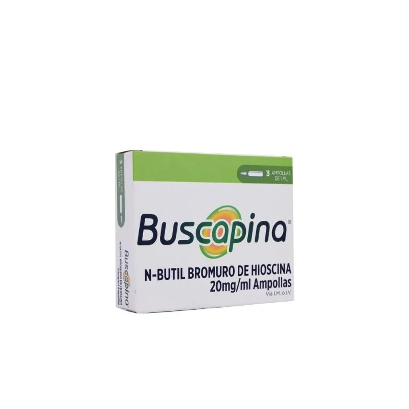 Buscapina 20 Mg/ Ml Caja con 3 Ampollas de 1 Ml