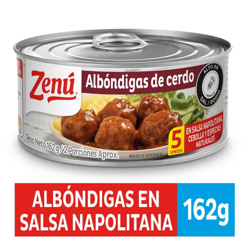 ALBONDIGAS EN SALSA ZENU 162 gr