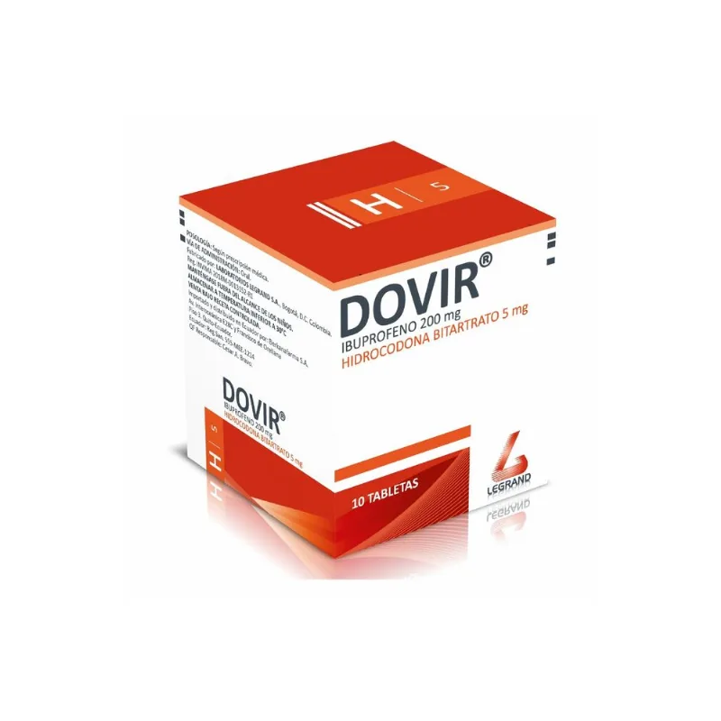 Dovir 200/ 5 Mg Frasco10 Tabletas