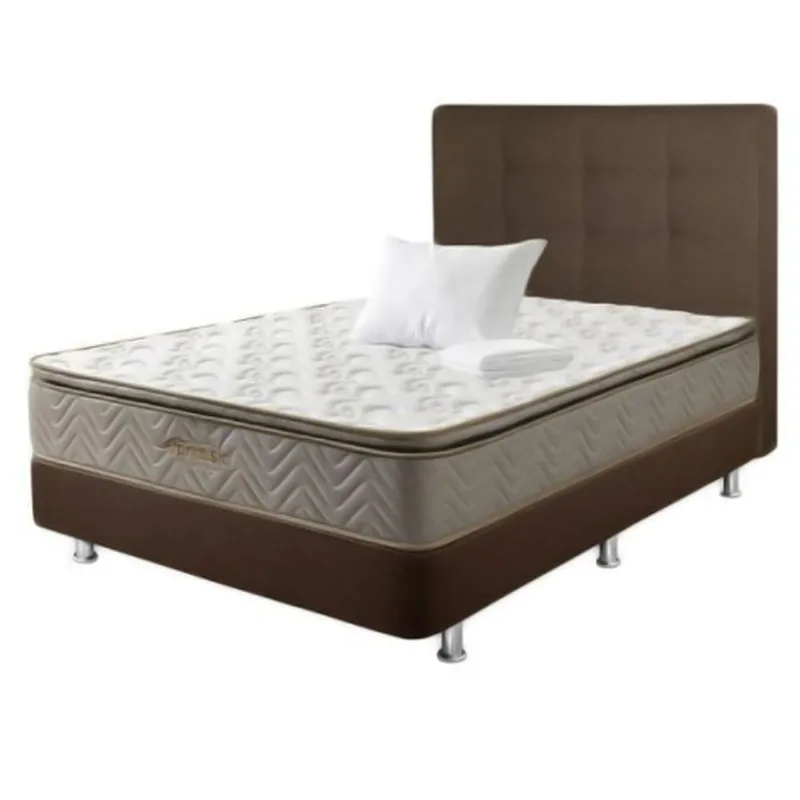 Combo Sigma Pillow 100x190 Más Basecama Más Espaldar Más Una Almohada Más Protector