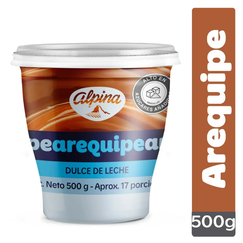 Arequipe vaso ALPINA 500 gr