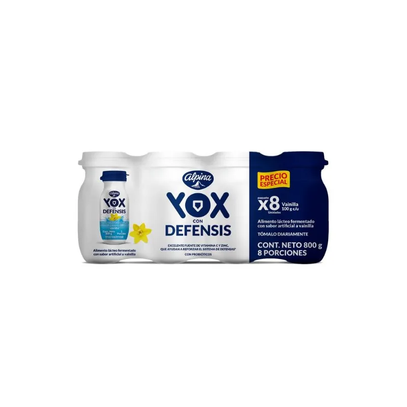 ALIM LACTEO FERM VAINILLA YOX 760 ml