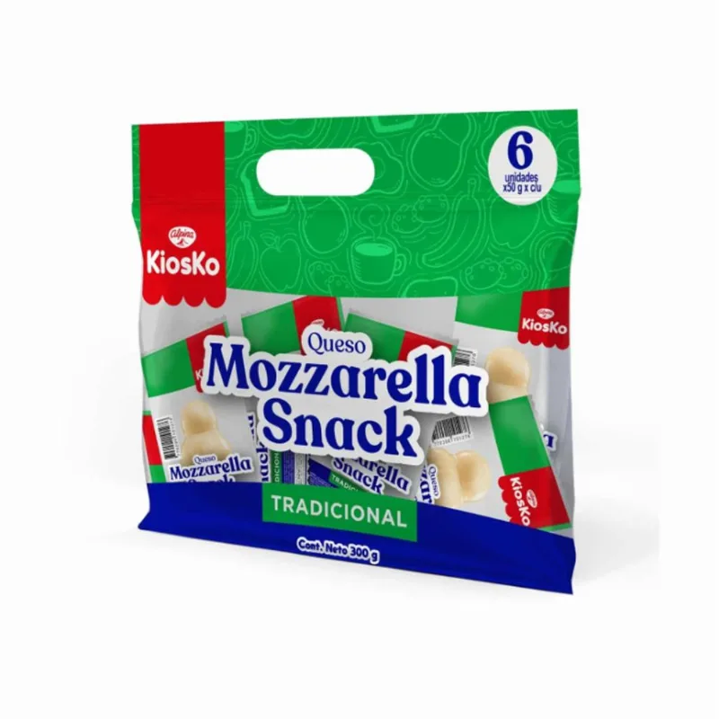 Sixpack Queso Mozzarella Pera Kiosko 300 Gr