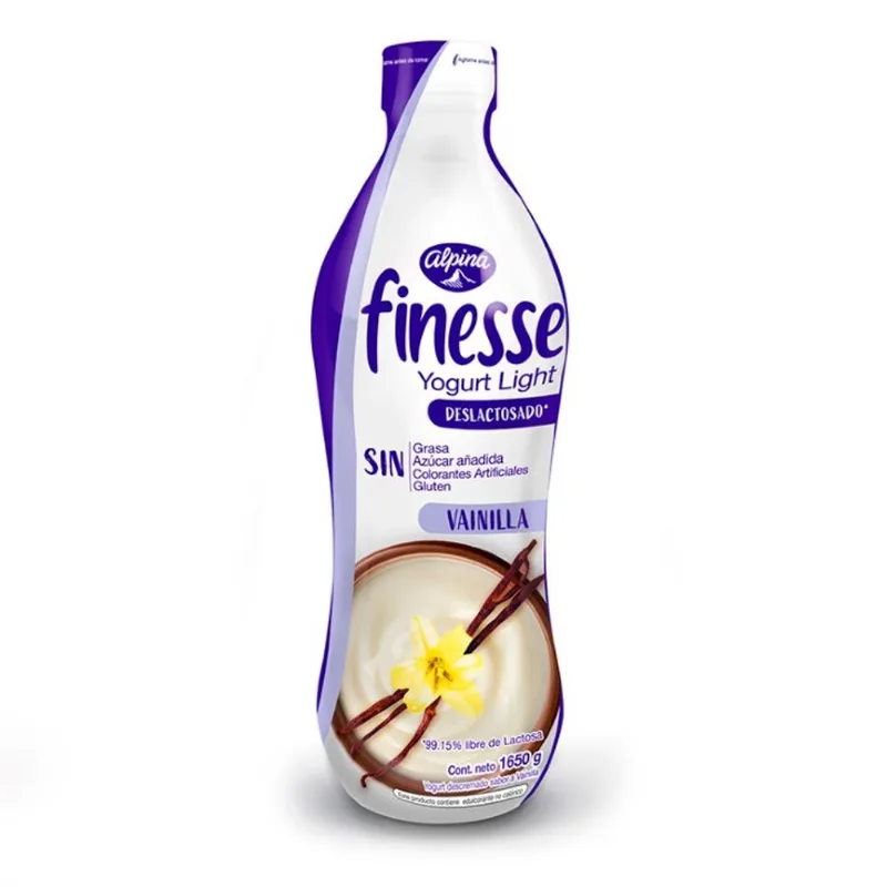 Finesse Yogurt Botella Vainilla 1670 Gr