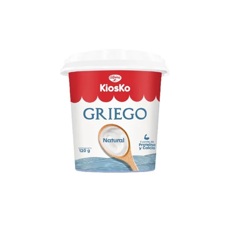 Yogurt Griego Kiosko Natural 120 Gr