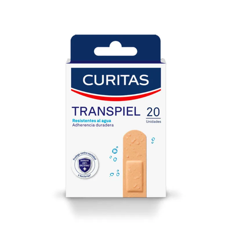 Apósitos Adhesivos Curitas Tela Transpiel x 20 un