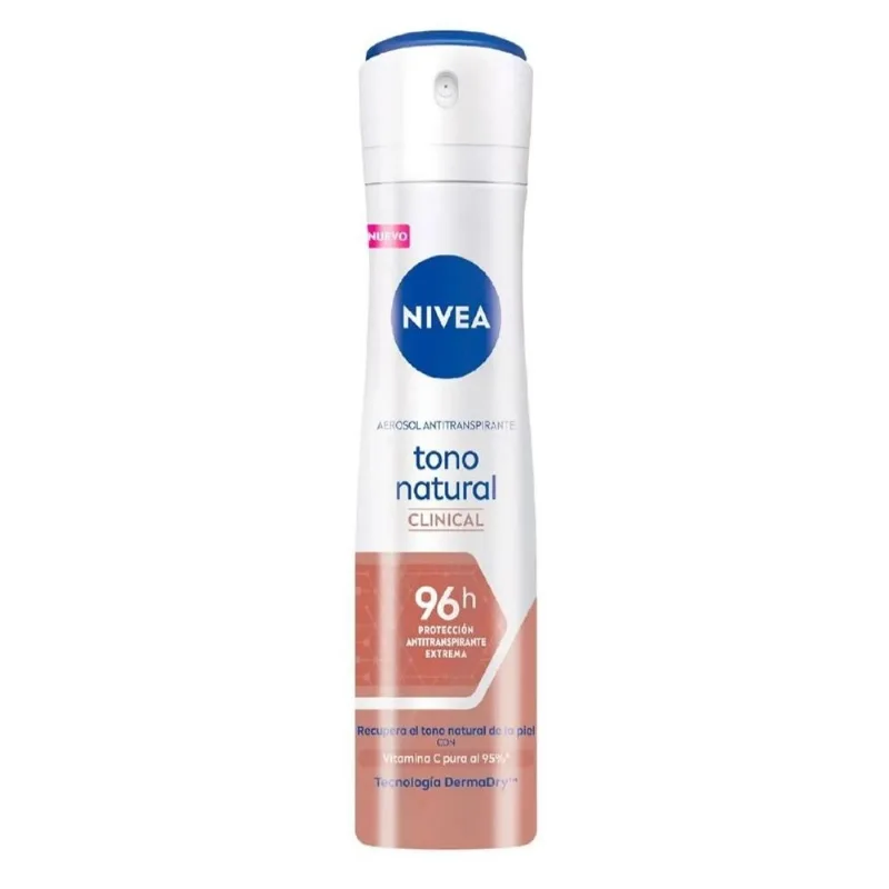 Desodorante Nivea Clinical Tono Natural Spray 50 Ml