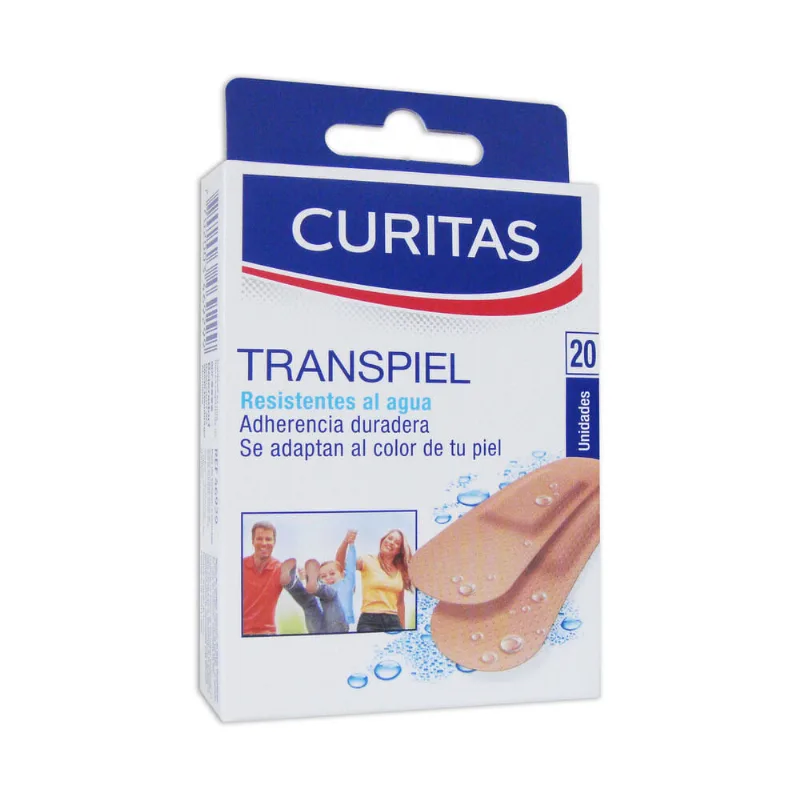 Apósitos Curitas transpiel 20 u.