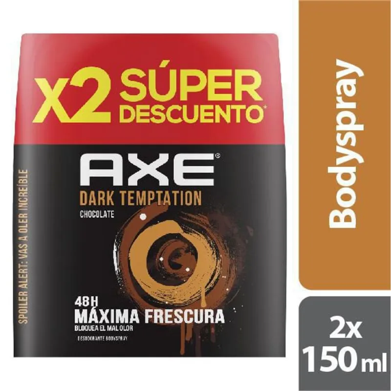 Of Deo Aer Dark X 2 P Especial AXE 300 ml