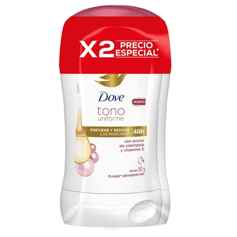 Desodorante Barra Calendula Dove Bipack 50G