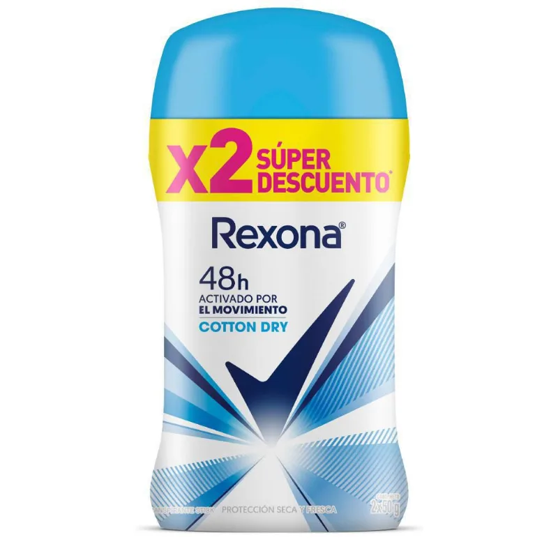 OF 2DEO STICK COTTON P ESPECI REXONA 100 gr