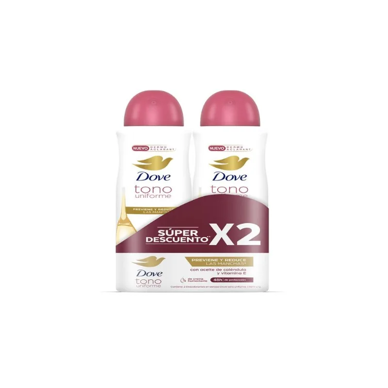 Desodorante Dove Dermoaclarant 2 Frascos con 150 Ml