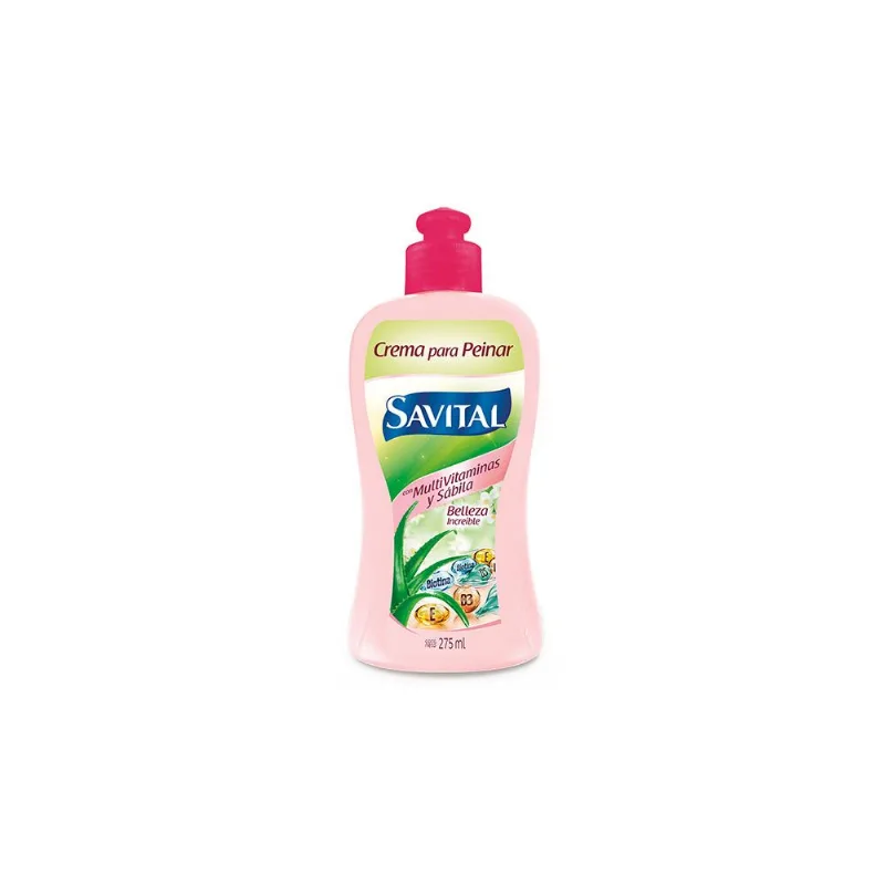 Crema para Peinar Savital Multivitaminas y Sábila 275 Ml