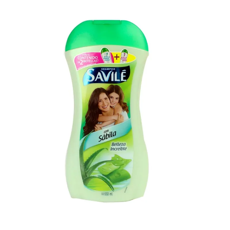 Shampoo Savile con Sabila|550ml Shampoo Sabila Savile 550ml