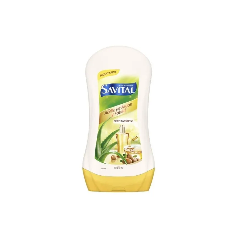 Acondicionador Savital Aceite de Argan y Sábila 490 Ml
