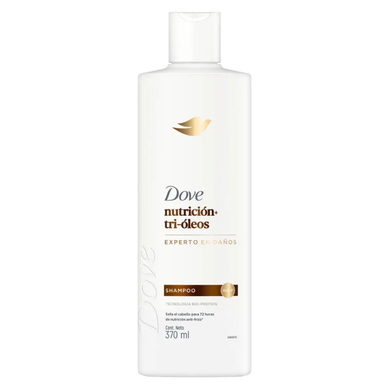Shampoo DOVE Oleo Nutrición Frasco 370ml