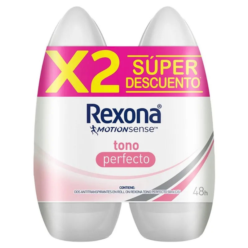 Rexona Deo Roll On Tono Perfecto 2X50Ml.