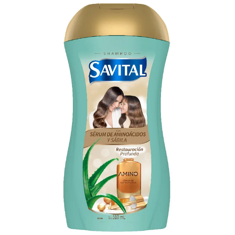 Shampoo SAVITAL Aminoácidos Frasco 510ml