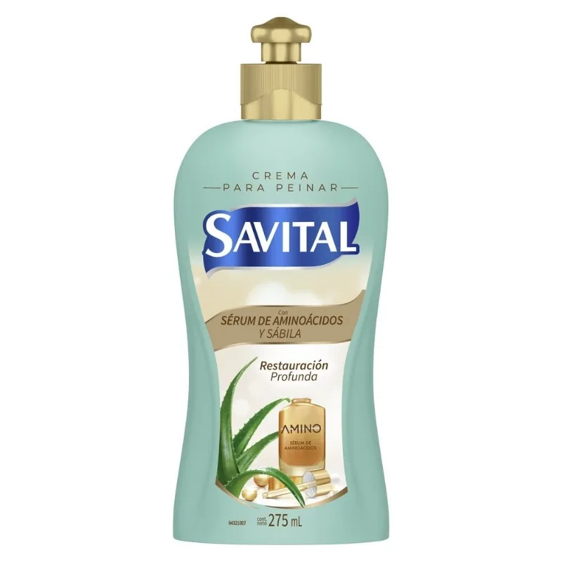 Crema para Peinar Savital Aminoácidos Sábila 275 Ml