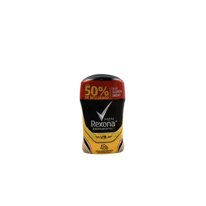 Precio Especial Desodorante Rexona V8 2 Barraras con 50 G