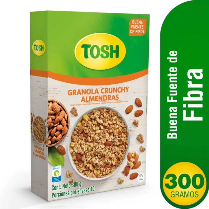Granola TOSH crunchy almendras (300 gr)