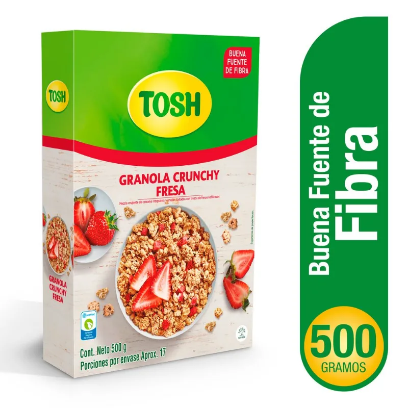 GRANOLA FRESA TOSH 500 gr