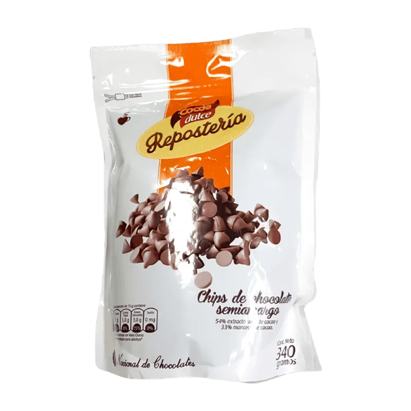 Chispas Chocolate Semiamargo Cocoa Dulce 340g