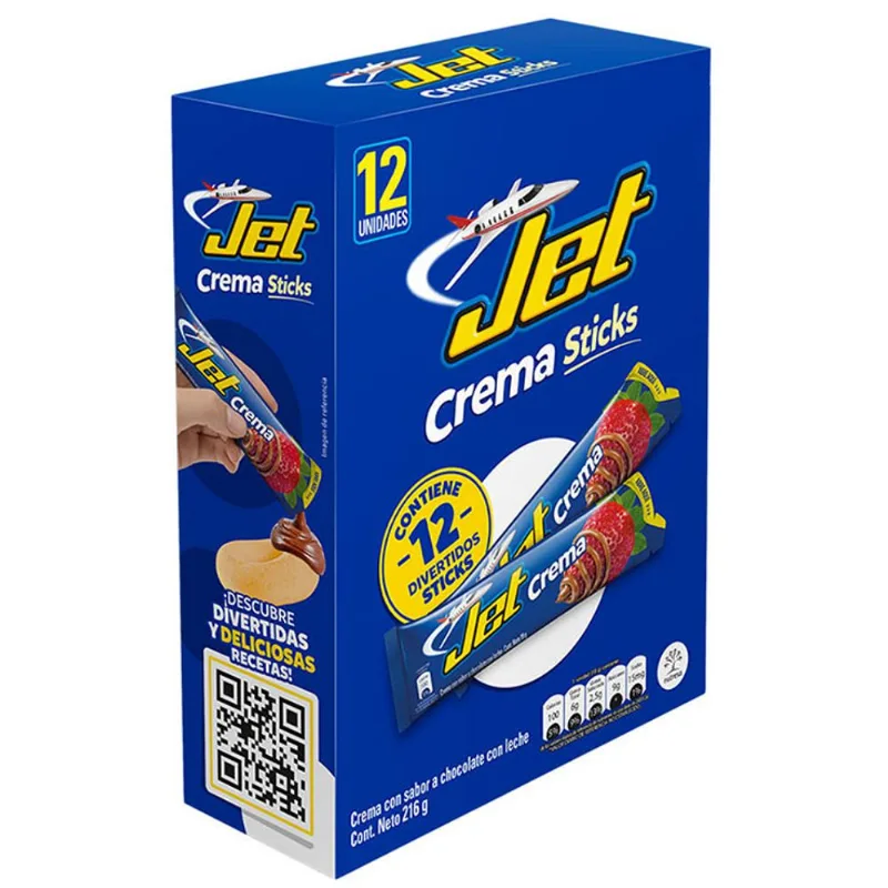 Chocolate Jet Crema Stick Display 12Und
