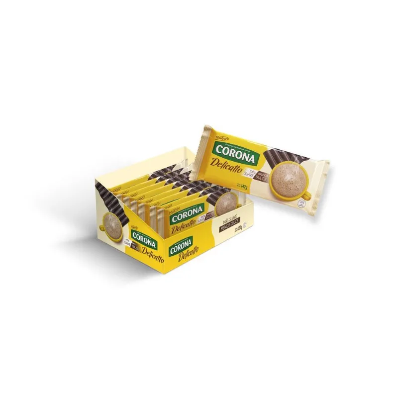 CHOCOLATE MENOS AZUCAR (P) CORONA 1420 gr