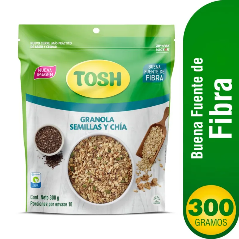 Granola TOSH semillas y chía (300 gr)