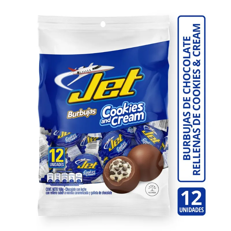 CHOCO BURBUJAS COOKIES 12u