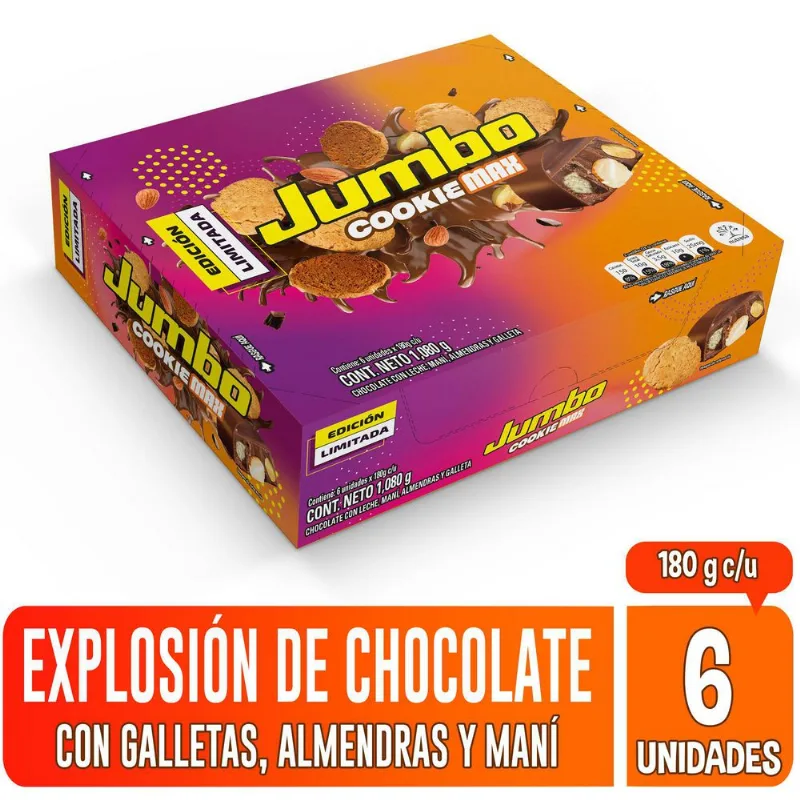 Chocolatina Cookie Max JUMBO 1080 gr