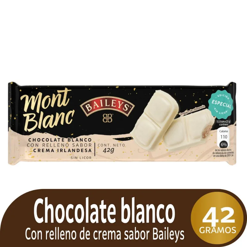 Chocolatina Baileys MONTBLANC 42 gr
