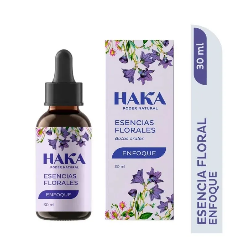 Esencia Floral Haka Enfoque Gotas Orales 30 Ml