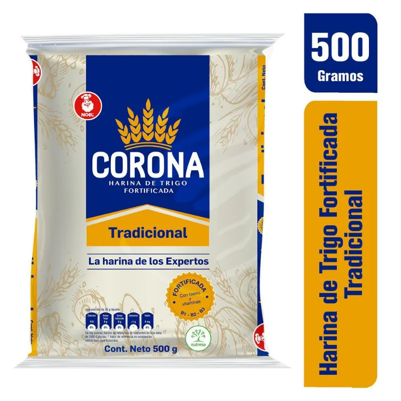 Harina De Trigo CORONA 500 gr