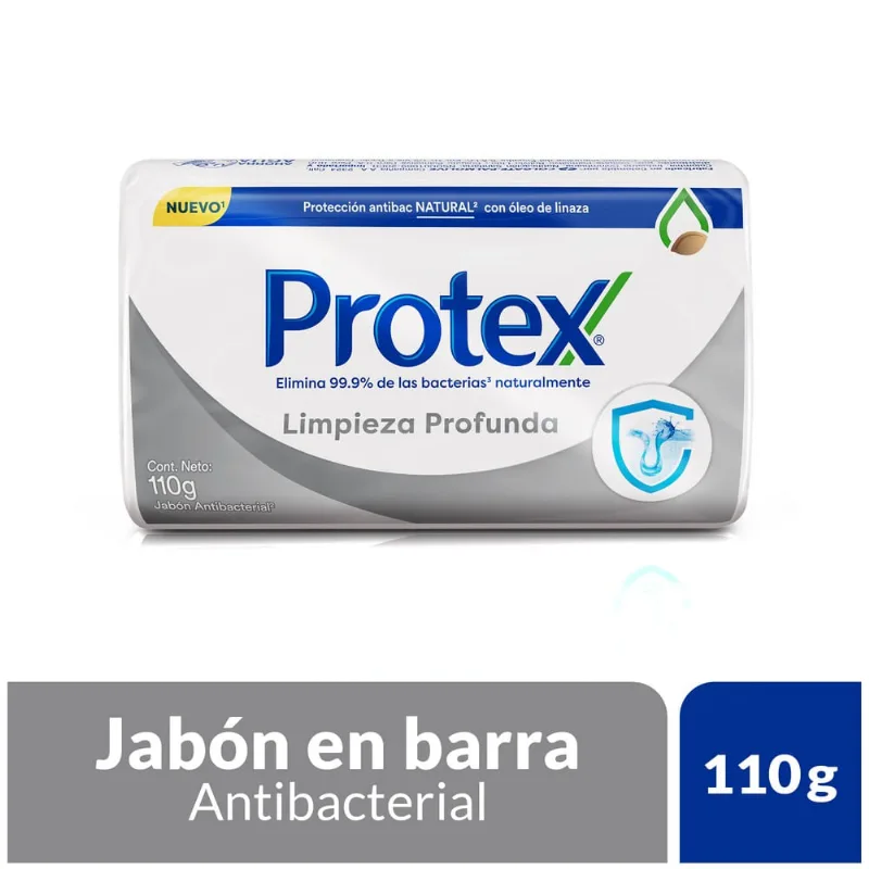 Jabón en Barrara Protex Limpieza Profunda 110 G