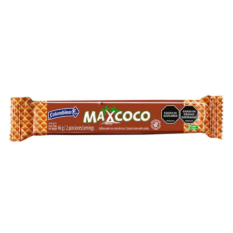 Galletas COLOMBINA wafer maxcoco (46 gr)