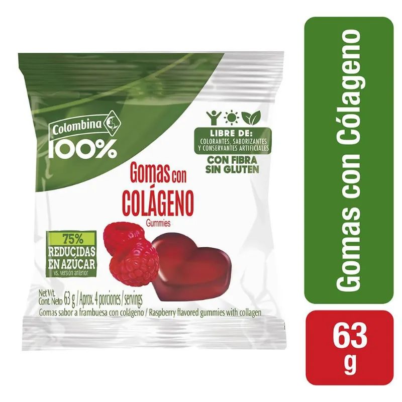 Gomas Con Colageno COLOMBINA 63 gr